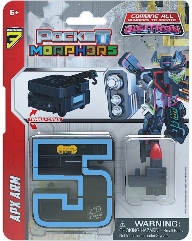 Джобен трансформър 5 APX Arm Джобен трансформър 5 APX Arm - От Pocket Morphers серия 3 - играчка