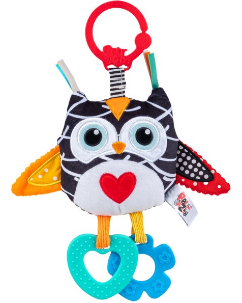 Играчка за закачане BaliBazoo Owl Nela Играчка за закачане BaliBazoo Owl Nela - играчка