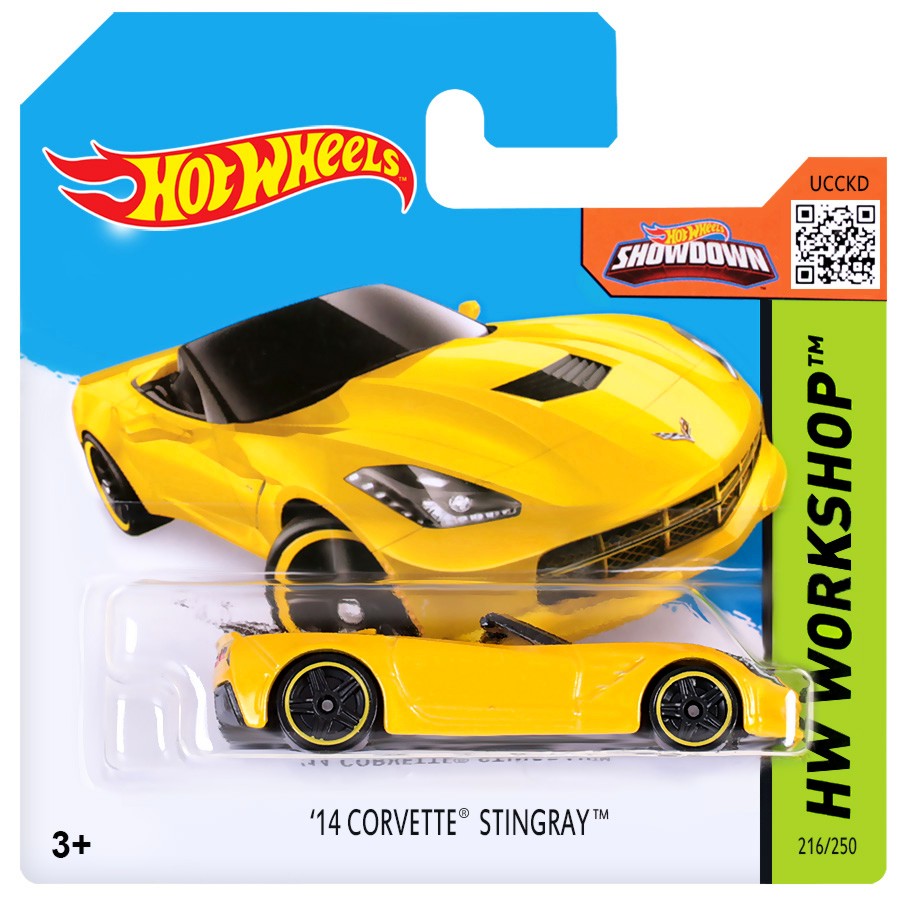   Mattel '14 Corvette Stingray -   Hot Wheels - 