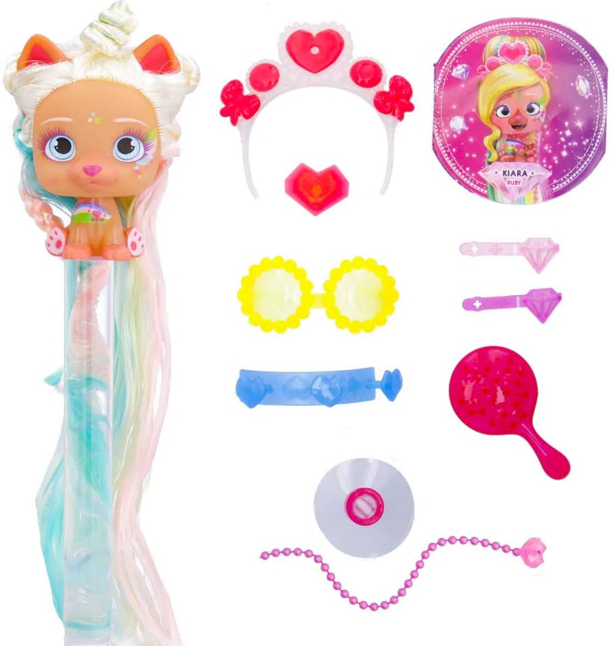 Модно кученце за прически Киара - IMC Toys Модно кученце за прически Киара - IMC Toys - От серията Vip Pets - играчка