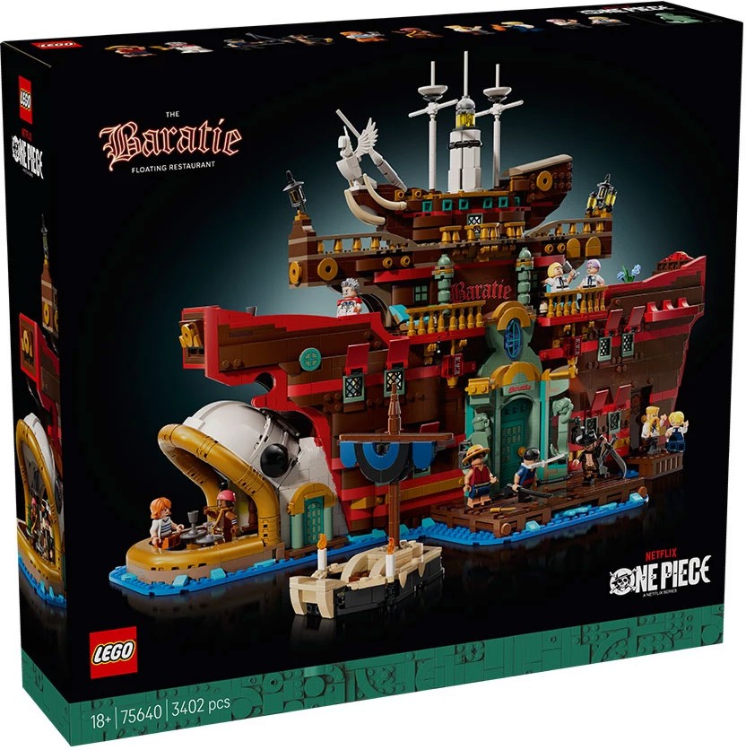 LEGO One Piece - Плаващ ресторант The Baratie LEGO One Piece - Плаващ ресторант The Baratie - Конструктор - играчка