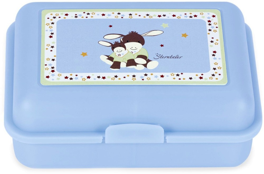 Детска кутия за храна Магаренце - С подвижен разделител, от колекцията Emmi - детски аксесоар