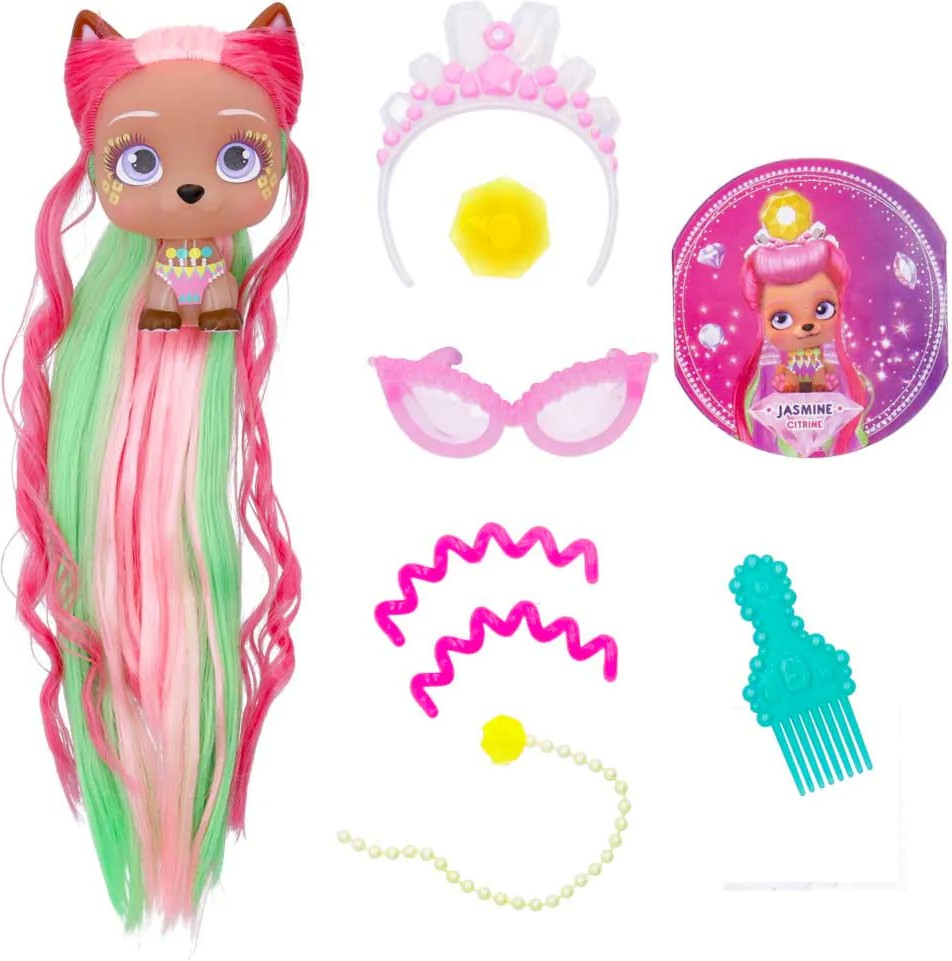 Модно кученце за прически Жасмин - IMC Toys Модно кученце за прически Жасмин - IMC Toys - От серията Vip Pets - играчка