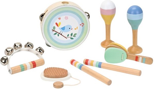 Дървен музикален комплект - Lelin Toys Дървен музикален комплект - Lelin Toys - играчка