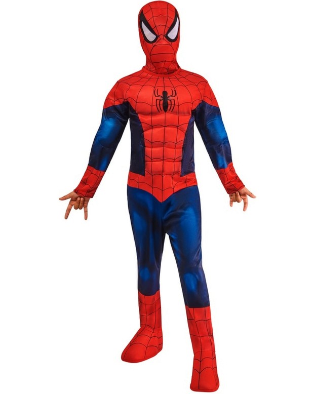 Детски костюм Rubies Spider-Man Deluxe Детски костюм Rubies Spider-Man Deluxe - На тема Спайдърмен - продукт