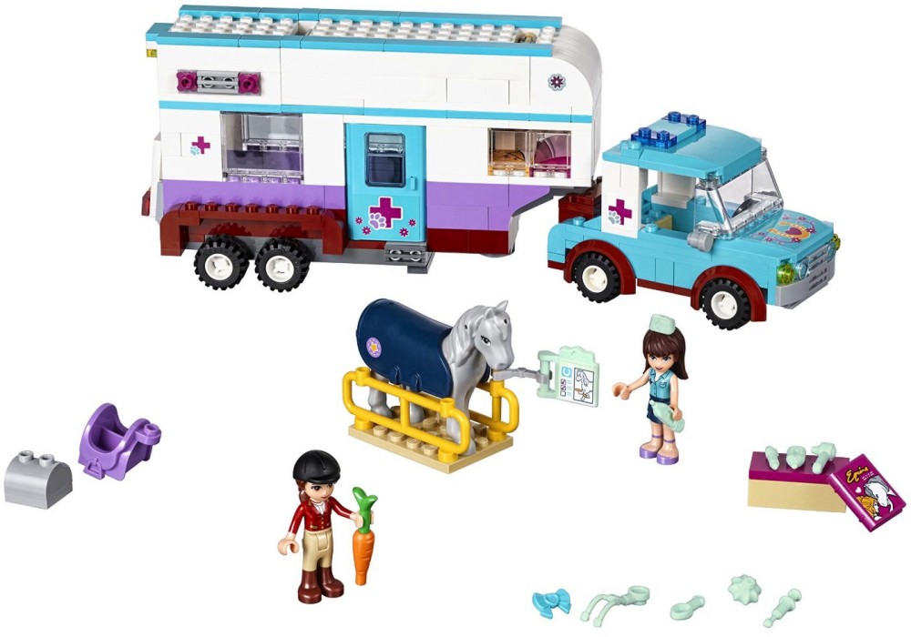 Lego 41125 Friends Horse Vet Trailer - store.bg