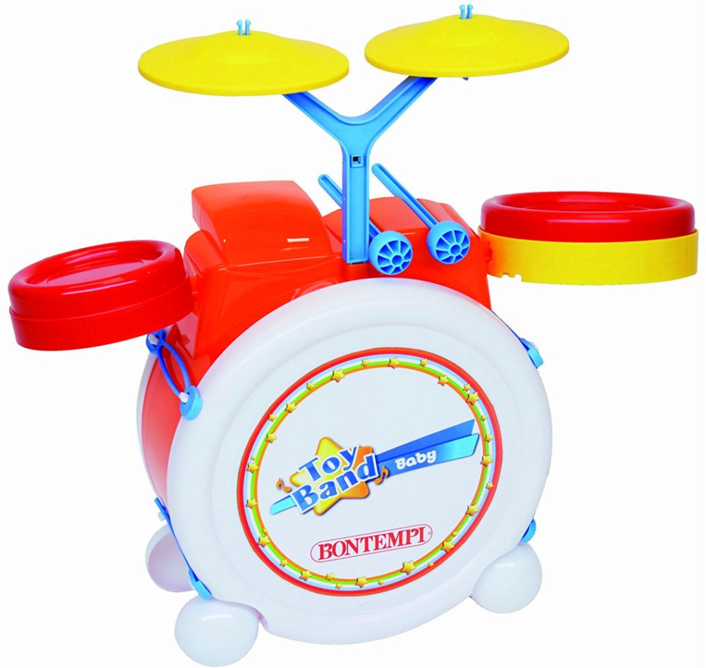 Барабани Piccino Piccio - Детски музикален инструмент - играчка