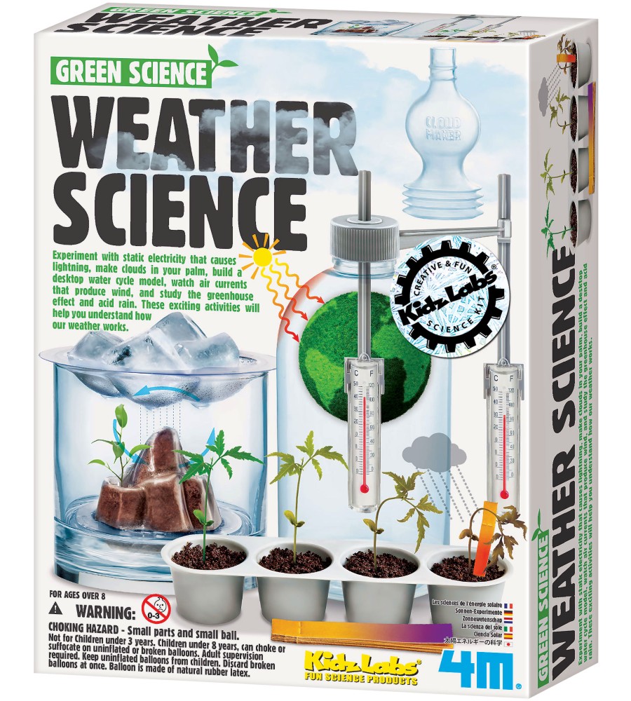 Зелена наука 4M - Климатът и времето - От серията Kidz Labs - играчка