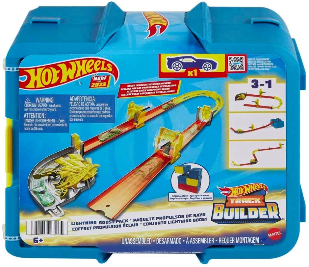   Track Builder Lightning - Mattel -     Hot Wheels - 
