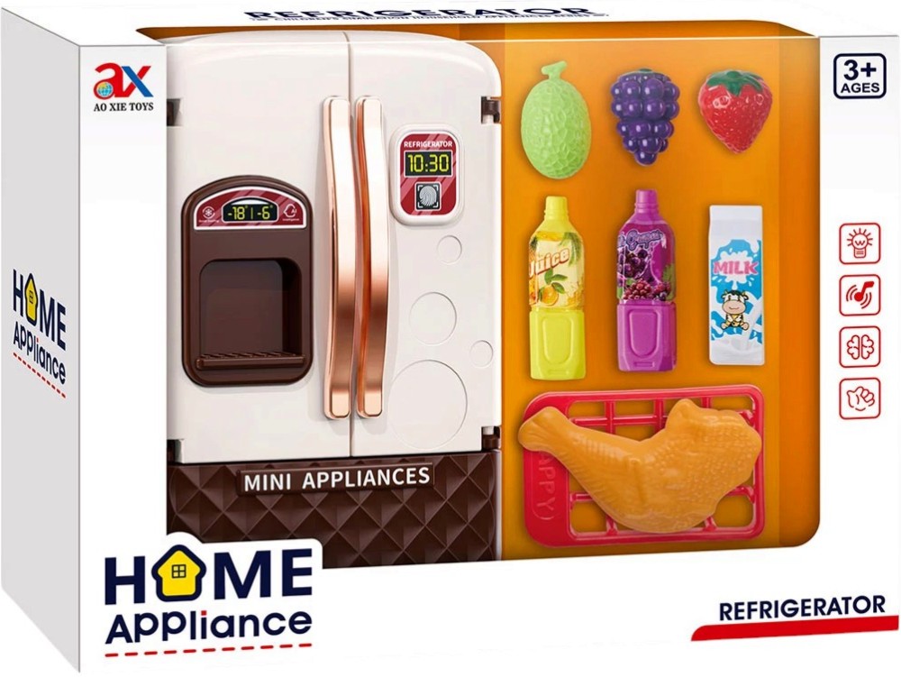 Детски хладилник - Home Appliance Детски хладилник - Home Appliance - Със светлина и звук, от серията Home Appliance - играчка