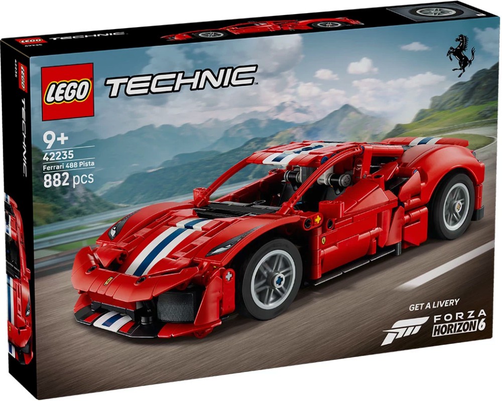 LEGO Technic - Ferrari 488 Pista Car LEGO Technic - Ferrari 488 Pista Car - Детски конструктор - играчка