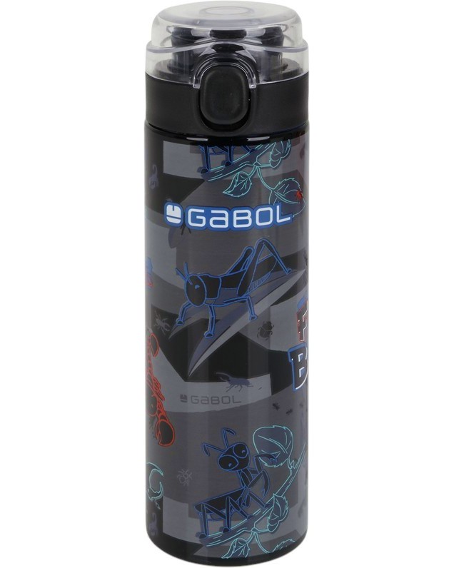 Детска бутилка - Gabol Детска бутилка - Gabol - С вместимост 600 ml от серията Bugs - детска бутилка