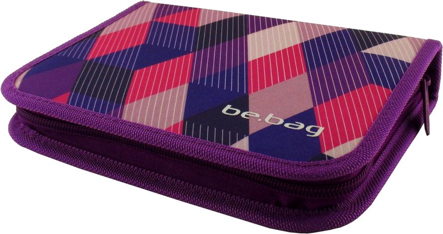   - Purple Checked -   "Be.bag: Cube" - 