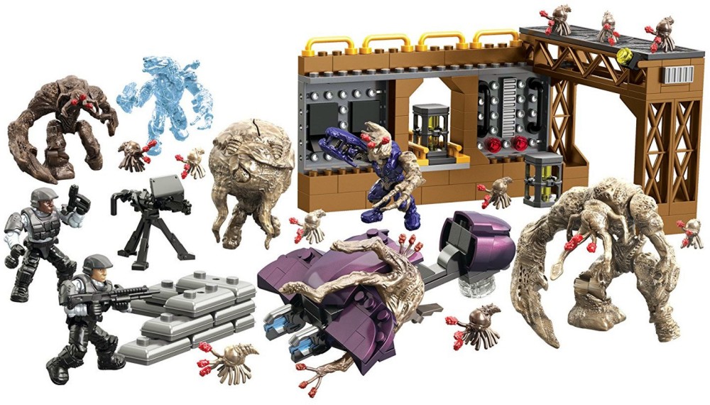 Инвазия на паразитите Инвазия на паразитите - Детски конструктор от серията "Halo" - играчка