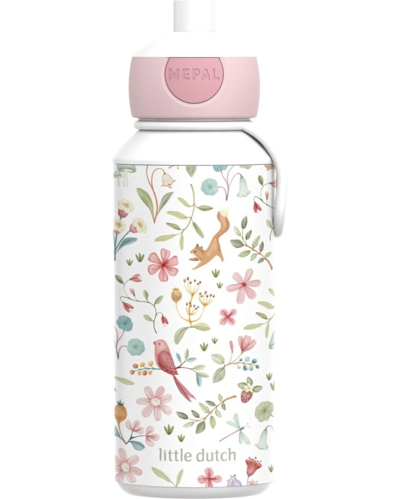 Детска бутилка Little Dutch Детска бутилка Little Dutch - С вместимост 400 ml от серията Fairy Wonders - детска бутилка