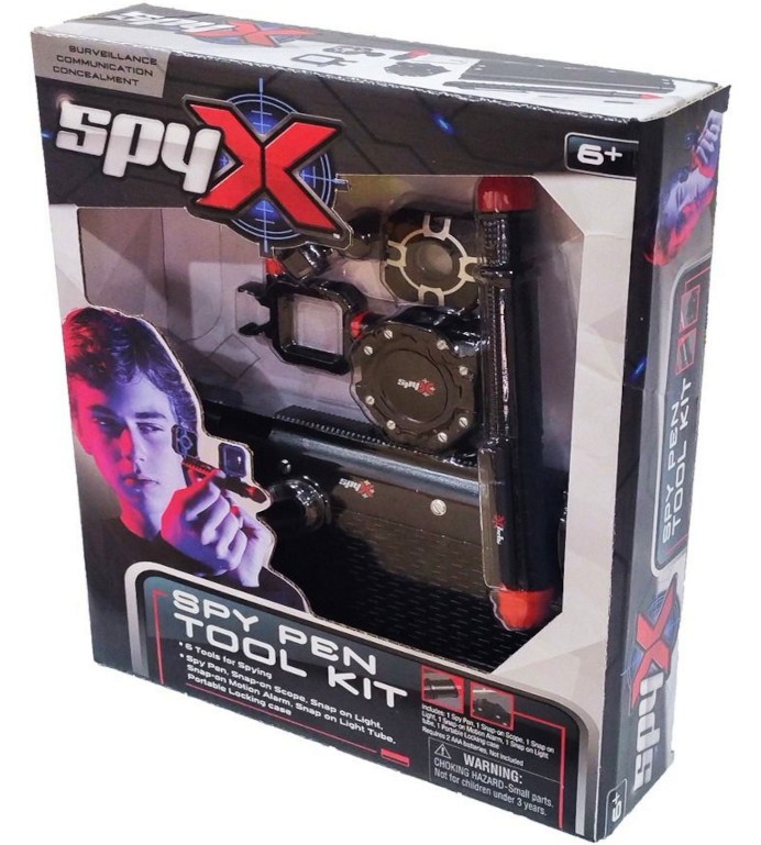 Шпионска химикалка с приставки 6 в 1 Spy-X Шпионска химикалка с приставки 6 в 1 Spy-X - играчка