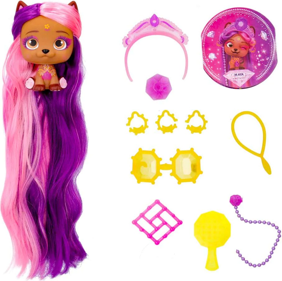 Модно кученце за прически Мая - IMC Toys Модно кученце за прически Мая - IMC Toys - От серията Vip Pets - играчка