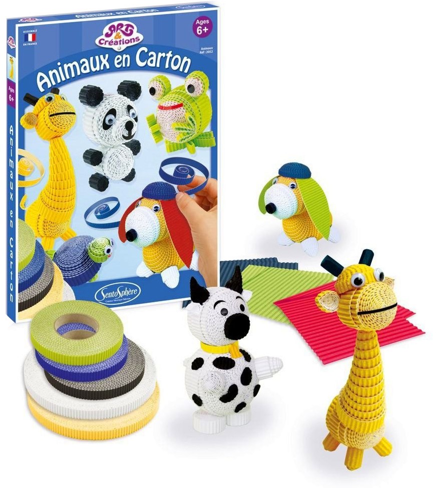 Направи сам от велпапе - Животни Направи сам от велпапе - Животни - Творчески комплект - творчески комплект