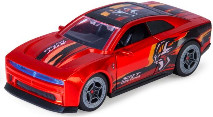 Детска количка Dodge Charger Daytona SRT Concept - Dickie Детска количка Dodge Charger Daytona SRT Concept - Dickie - С пулбек механизъм - количка