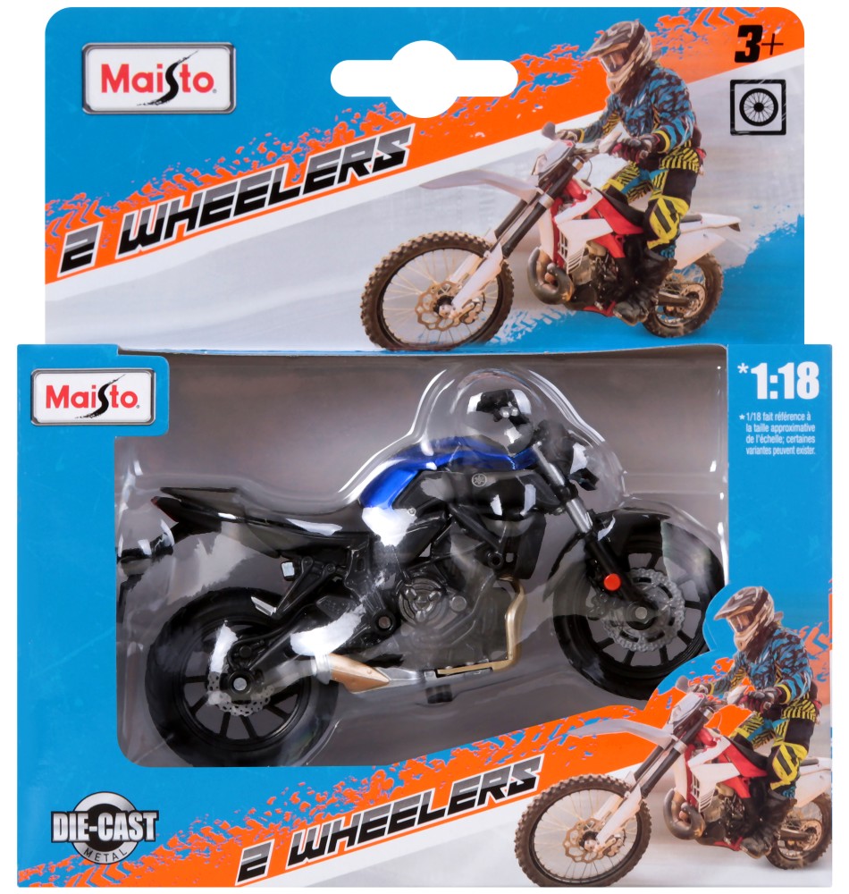   Yamaha Motor Blue - Maisto Tech -   1:18,   2 Wheelers - 