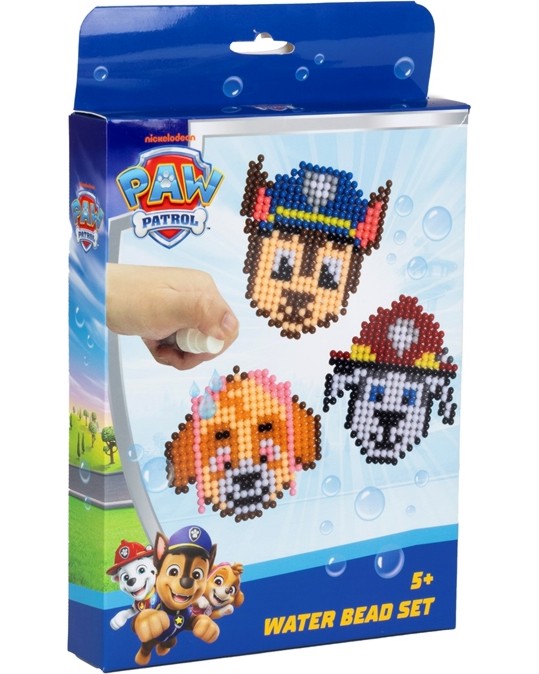 Мъниста за вода - Micki Мъниста за вода - Micki - Творчески комплект на тема Пес Патрул - творчески комплект