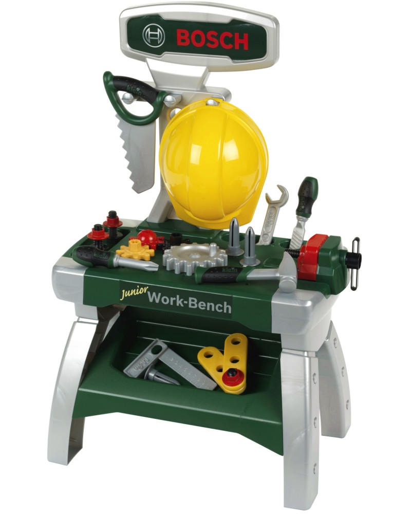 Детска работилница с инструменти Klein - Junior Work-Bench - От серията Bosch-mini - играчка