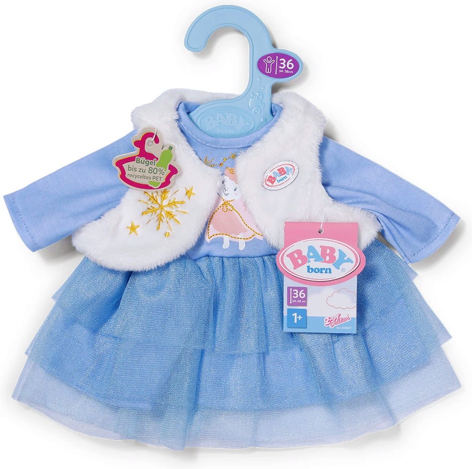Зимна рокля за кукла - Zapf Creation Зимна рокля за кукла - Zapf Creation - От серията Baby Born - играчка