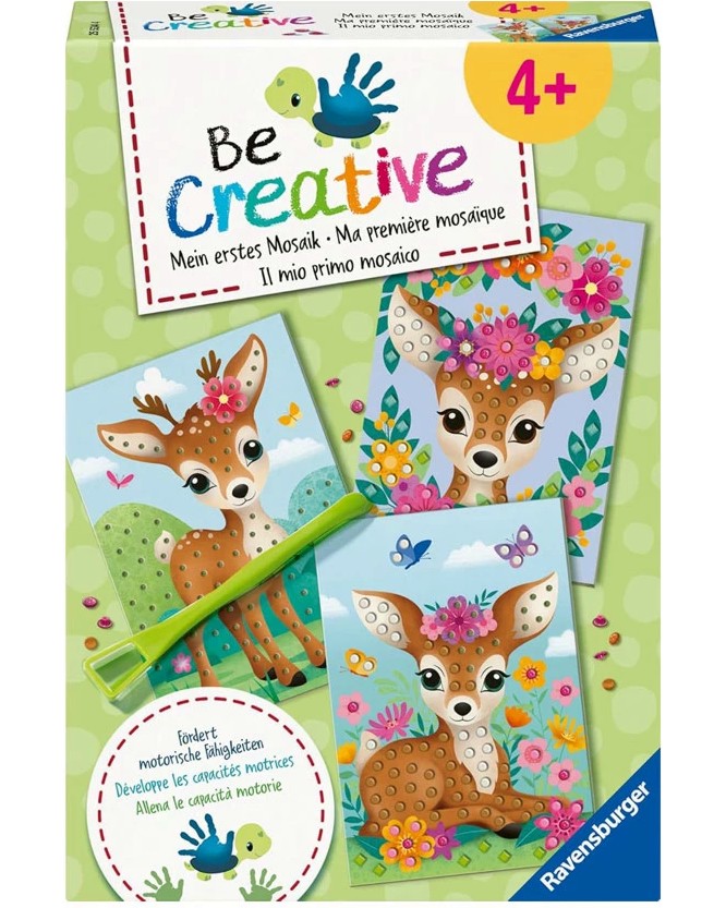 Мозайка Бамби - Ravensburger Мозайка Бамби - Ravensburger - Творчески комплект от серията Be Creative - творчески комплект