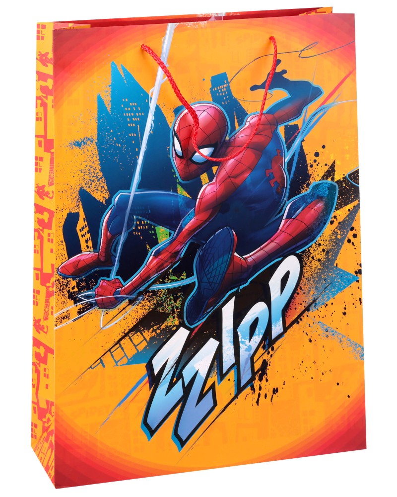 Подаръчна торбичка Спайдърмен - Unic Art Подаръчна торбичка Спайдърмен - Unic Art - С размери 33 / 45 / 12 cm на тема Спайдърмен - продукт