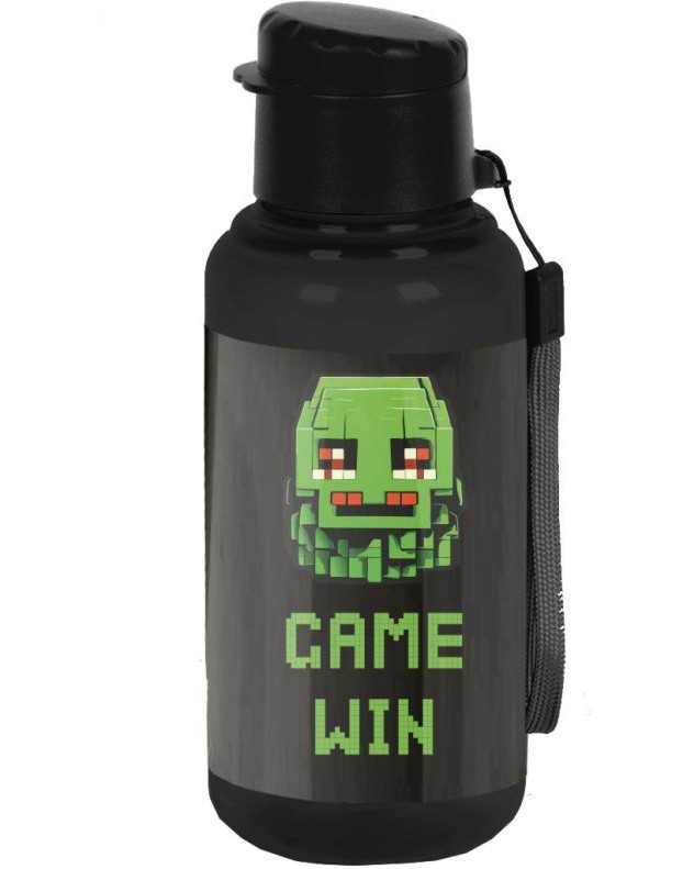 Детска бутилка Pixel Mask Paso Детска бутилка Pixel Mask Paso - С вместимост 500 ml на тема Minecraft - детска бутилка