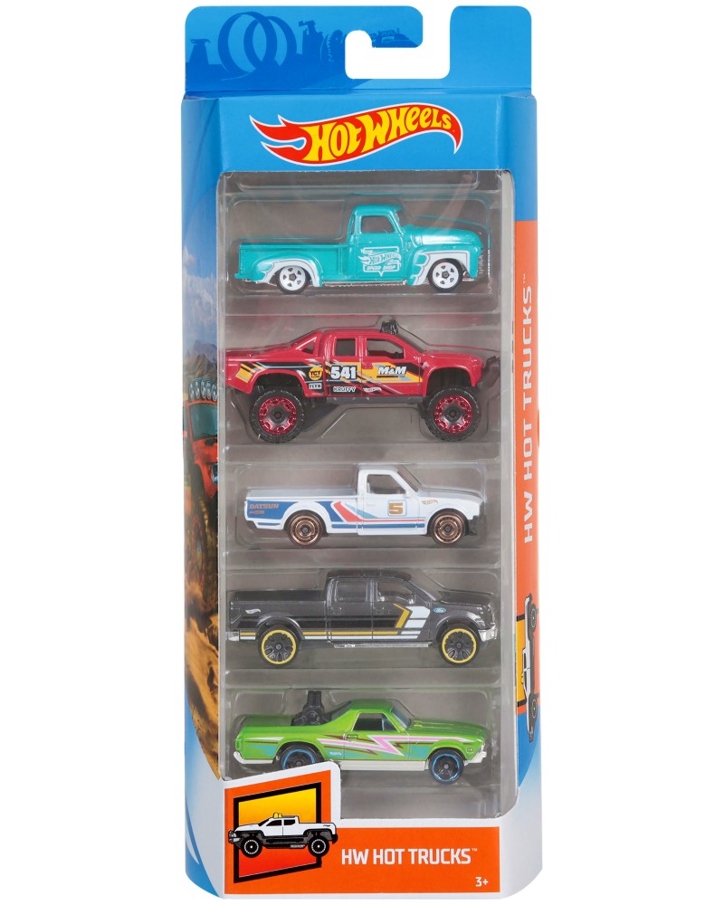 5   Mattel - Hot Trucks -   Hot Wheels - 