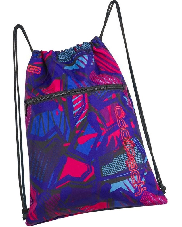   - Shoe Bag: Crazy Pink Abstract -  