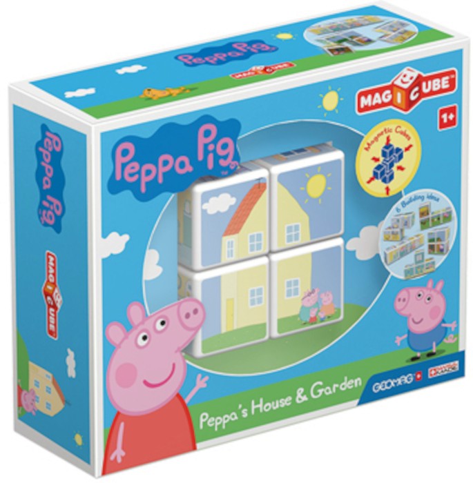   Geomag - Magicube Home - 4    Peppa Pig - 
