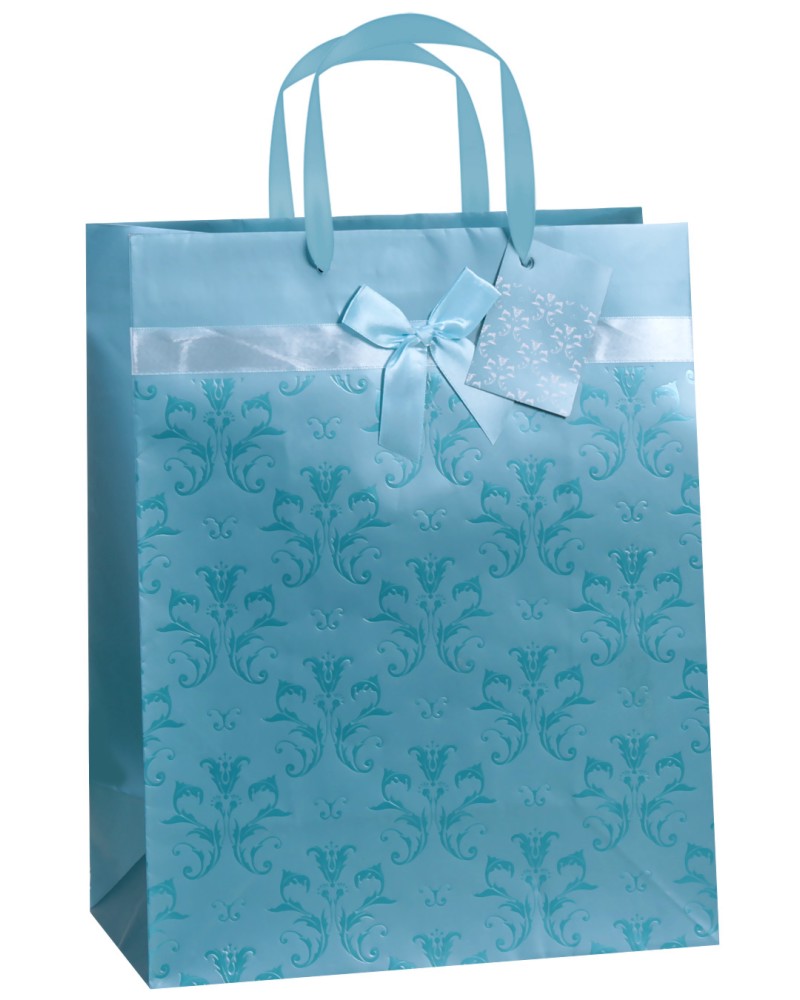 Торбичка за подарък с орнаменти Торбичка за подарък с орнаменти - Размери 27 x 30 cm - продукт