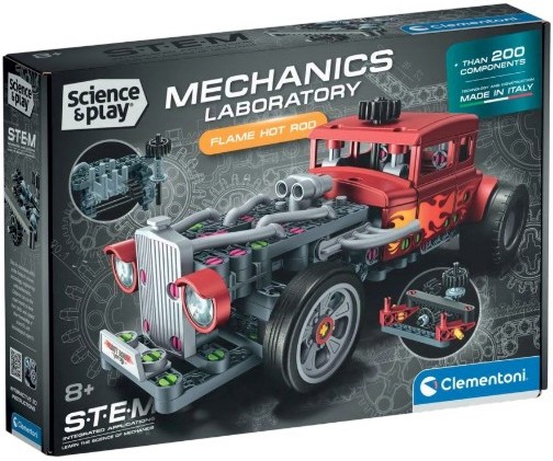 Конструктор Flam Hot Rod - Clementoni Конструктор Flam Hot Rod - Clementoni - От серията Science - играчка