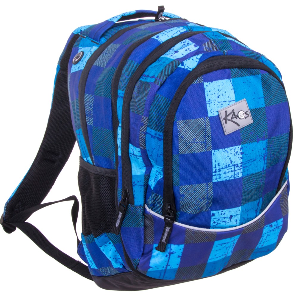 Ученическа раница 2 в 1 Hartis Kaos In Blue Ученическа раница 2 в 1 Hartis Kaos In Blue - раница