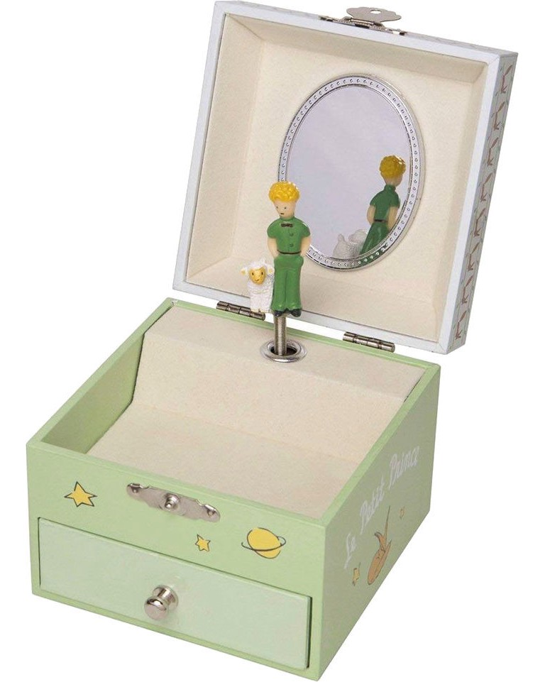 Музикална кутия с фосфоресциращи елементи - Trousselier Музикална кутия с фосфоресциращи елементи - Trousselier - На тема Малкият принц - детски аксесоар