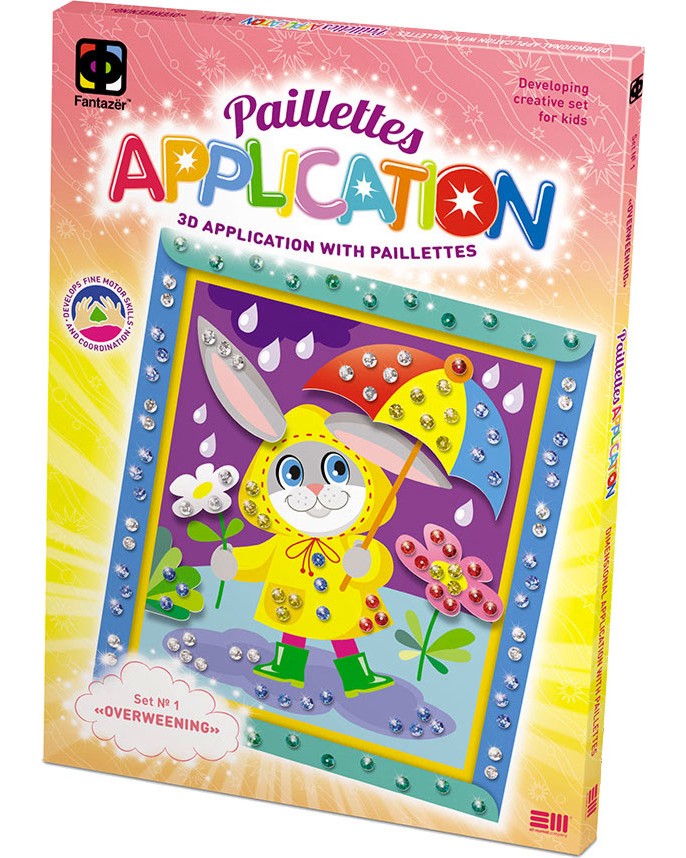  3D    -  -     Paillettes Aplication -  