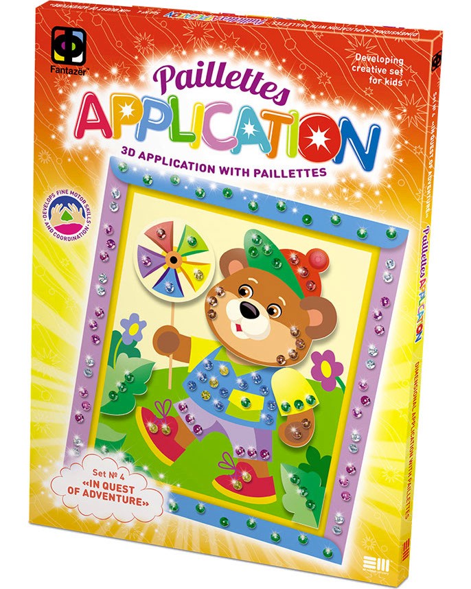  3D    -     -     Paillettes Aplication -  