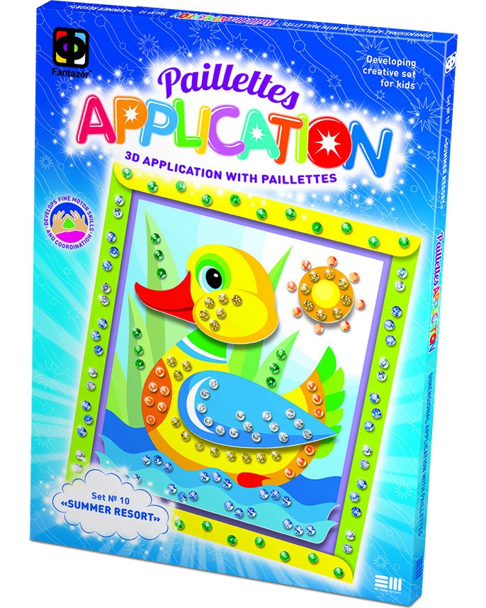  3D    -  -     Paillettes Aplication -  