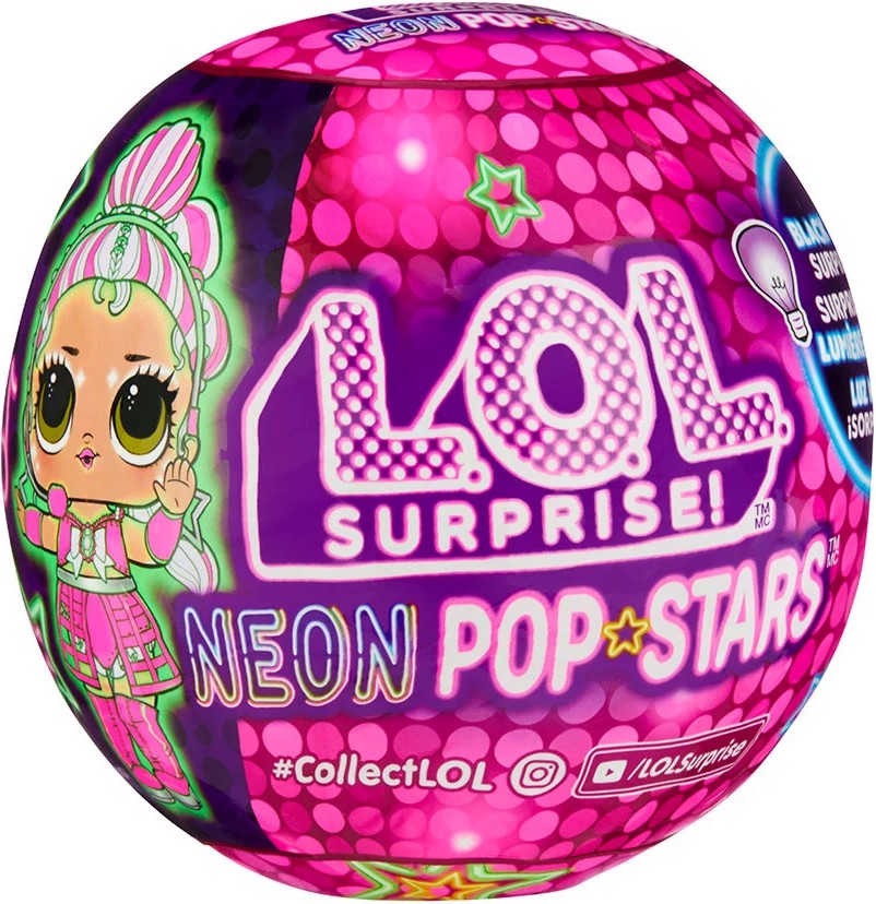Кукла изненада в сфера LOL Neon Dance - MGA Entertainment Кукла изненада в сфера LOL Neon Dance - MGA Entertainment - От серията L.O.L Surprise - играчка