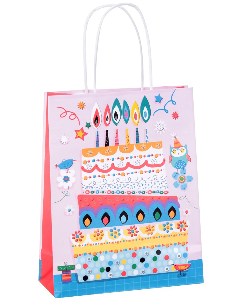 Подаръчна торбичка Торта - Unic Art Подаръчна торбичка Торта - Unic Art - С размери 20 / 25 / 8 cm - продукт