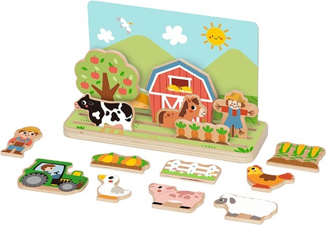 Пространство и разстояние - Hi Pando Пространство и разстояние - Hi Pando - Дървена образователна игра - играчка