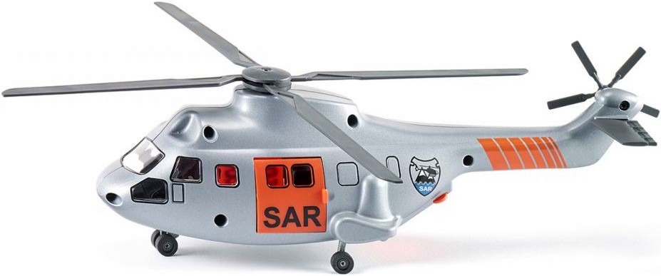 Спасителен хеликоптер - Метална играчка от серията "Super: Emergency rescue" - играчка