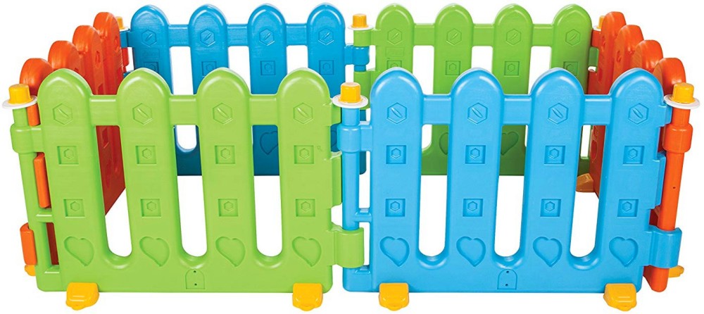 Сглобяема ограда за детски кът Pilsan - От 6 модула - играчка