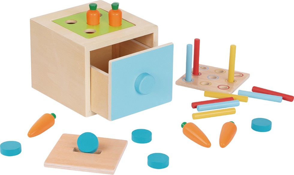 Дървен сортер с фигурки - Tooky Toy Дървен сортер с фигурки - Tooky Toy - По метода на Монтесори - играчка