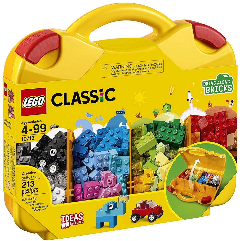 LEGO Classic - Creative Suitcase - Детски конструктор в куфарче - играчка