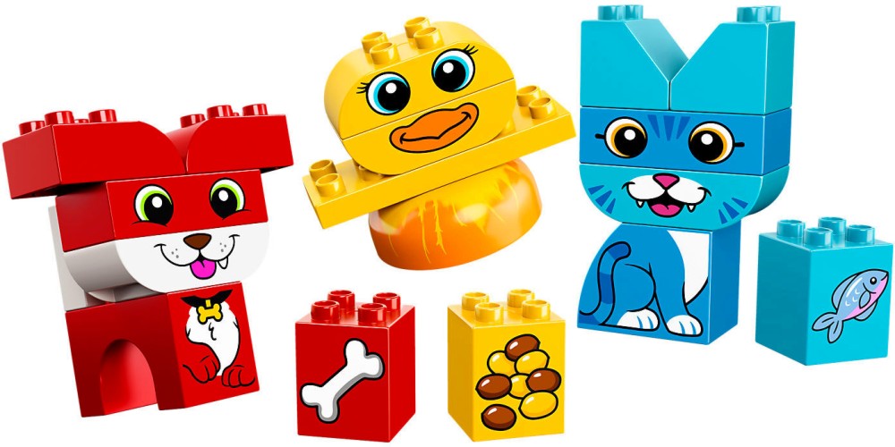 My First - Домашни животни My First - Домашни животни - Детски конструктор от серията "LEGO Duplo" - играчка