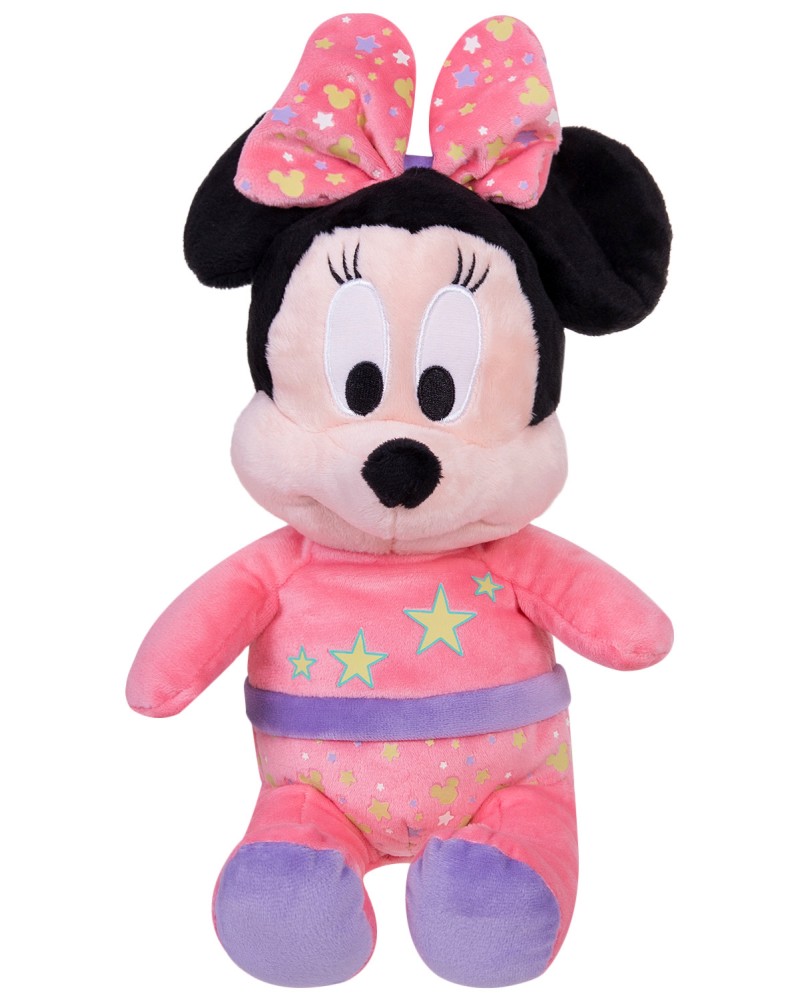Мини Маус с пижама - Плюшена играчка с фосфоресциращ ефект - играчка