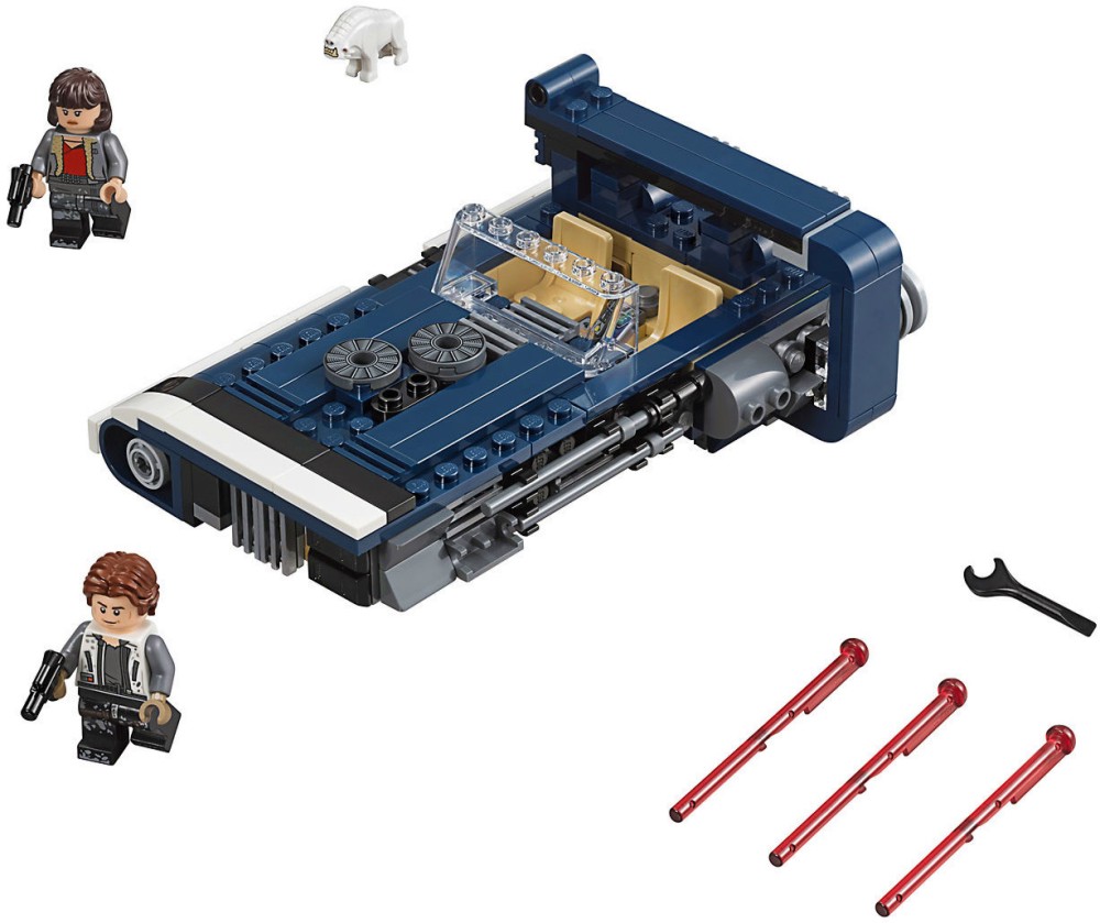 LEGO Star Wars - Спийдърът на Хан Соло - Детски конструктор - играчка